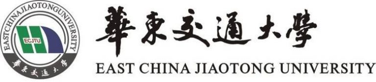 East China Jiaotong University logo, Chinese name, English name, and motto