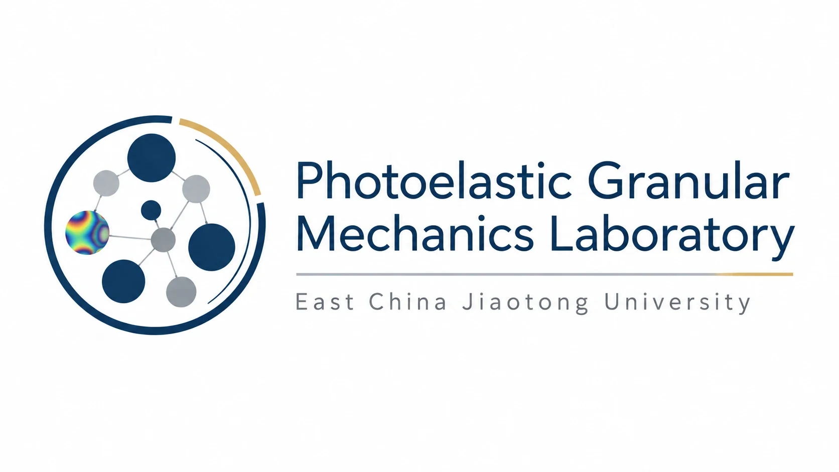 Refined Photoelastic Granular Mechanics Laboratory logo banner